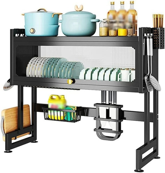 Kitchen Sink Shelf with Cabinet Door | رف حوض المطبخ مع باب خزانة