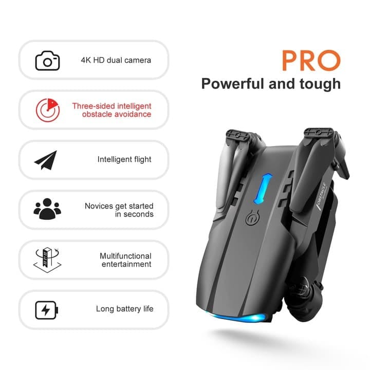 4K HD Dual Camera Drone | طائرة درون بكاميرا مزدوجة 4K HD
